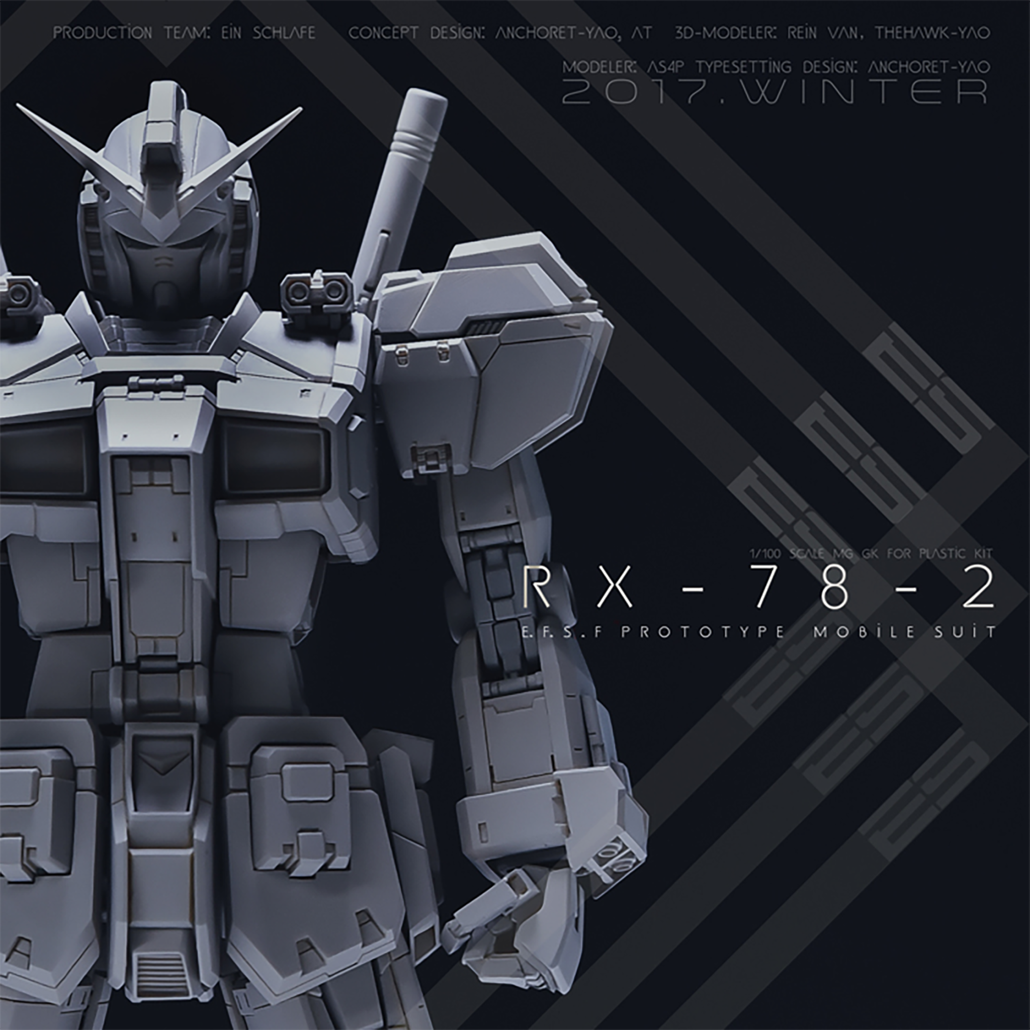 Infinite_Dimension New Conversion Kit 1/100 RX-78-2 Gundam 无限维度即将推出一大作“元祖改套”！