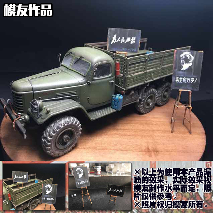 Alexen Model AJ0001 Military China PLA & Police Airbrush Template