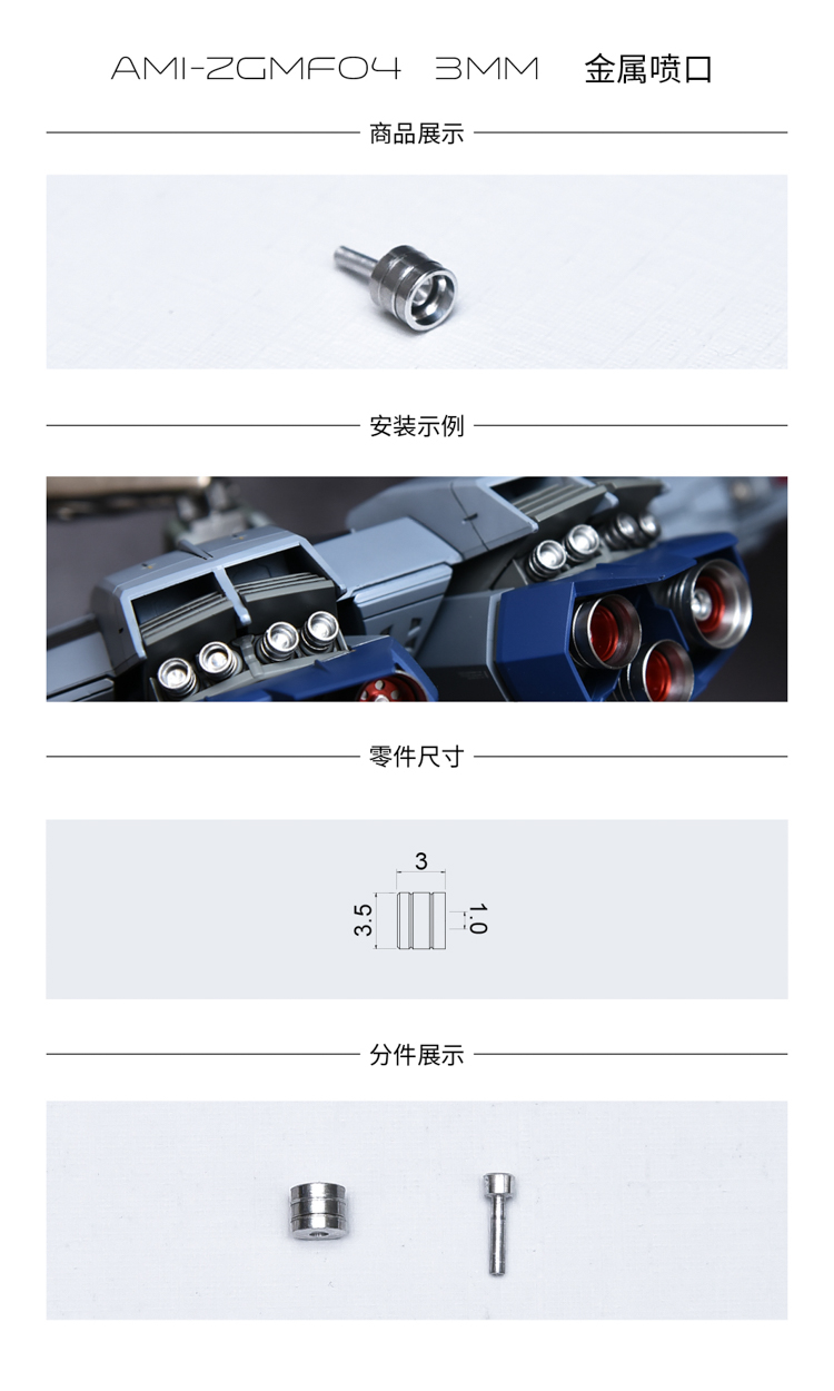 AnchoreT 1:100 Providence Gundam Metal Parts