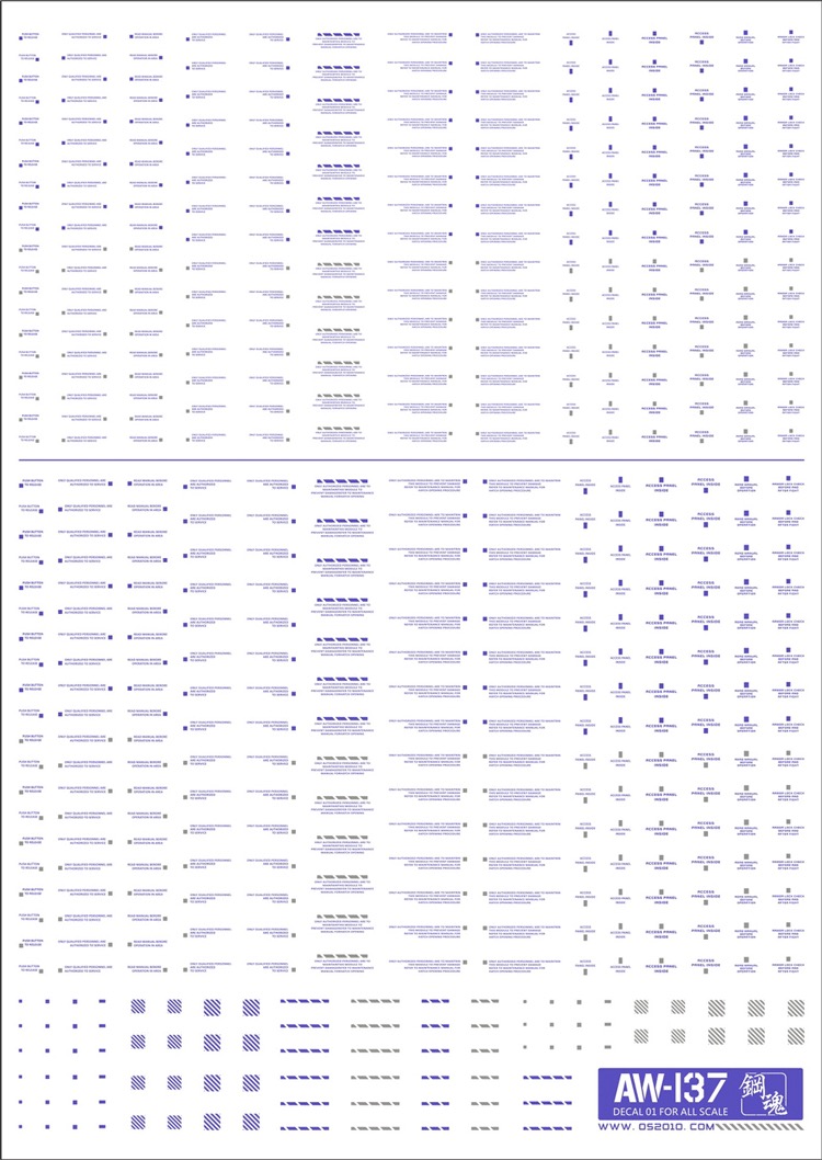 SteelSpirit AW 137 Water Sliced Decals Blue 03