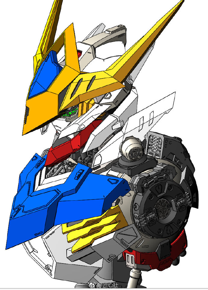 Artisan Club 1/35 Wing Gundam Zero Custom Head Bust Full Resin Kit