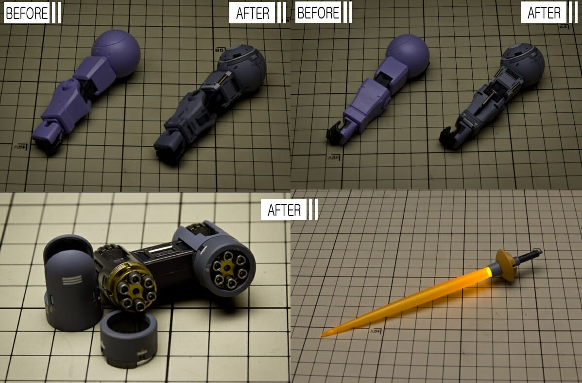 Industriac Gear 1:100 YMS-15 Gyan Conversion Kit