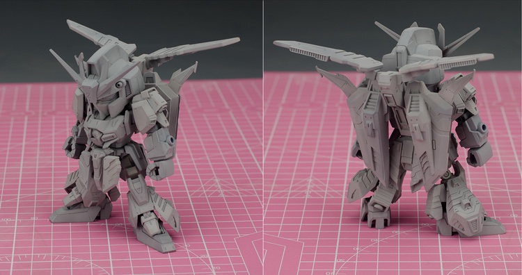 Artisan Club SD Zeta Gundam Gray Wolf Conversion Kit