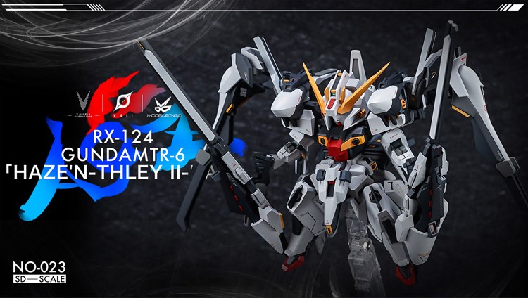 Model Bingo SD RX-124 Gundam TR-6 Hyzenthlay II Rah Full Resin Kit