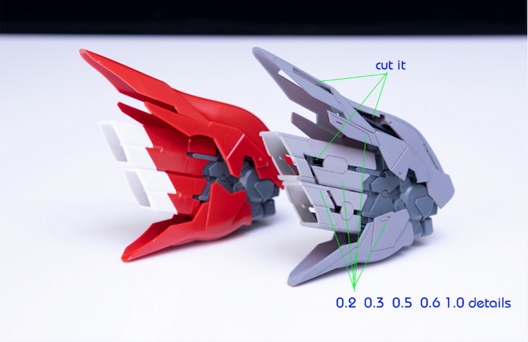 Trouble Toys 1100 MSN 06S Sinanju Conversion Kit 17