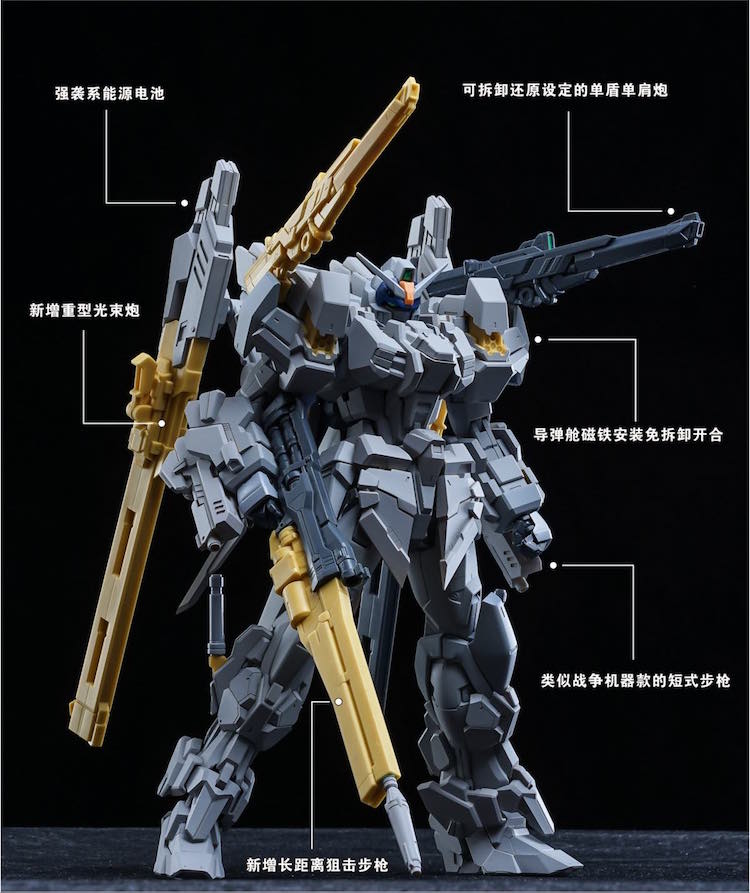 Model Bingo 1:100 Blue Duel Gundam ver.HWS Conversion Kit