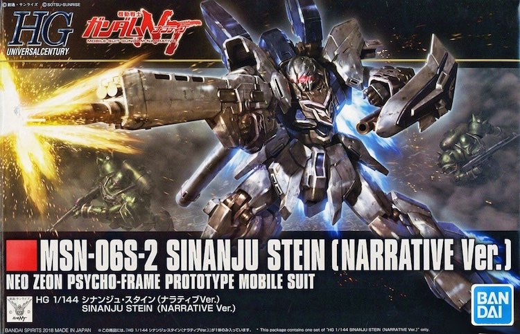 Bandai HGUC 1:144 Sinanju Stein Plastic Kit