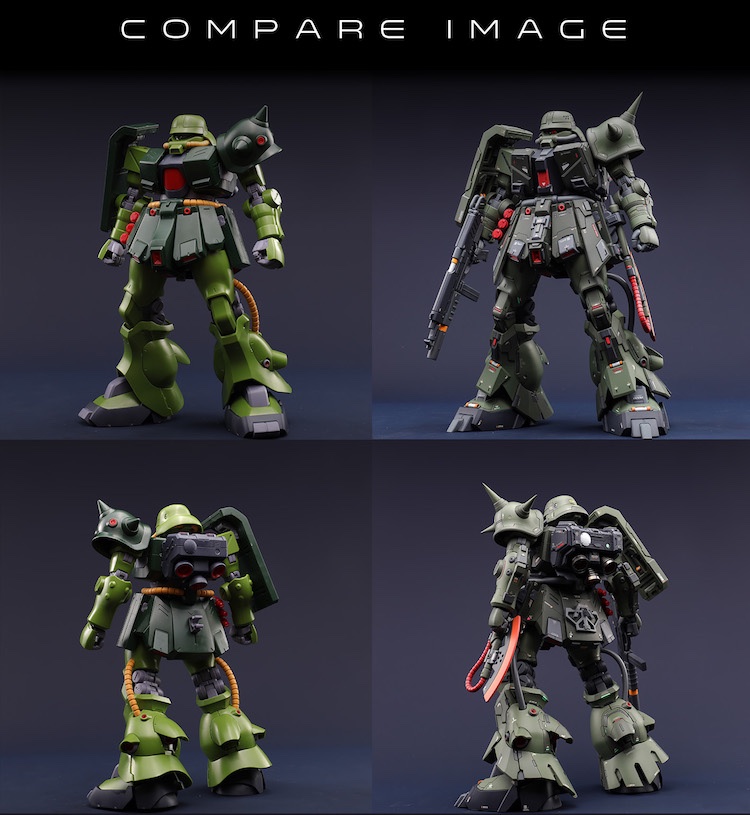 Silveroaks RE 1:100 Zaku II FZ Conversion Kit ver.IG Conversion Kit