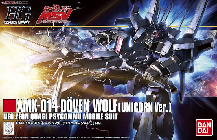 Bandai HG 1:144 Doven Wolf ver.Unicorn Plastic Kit