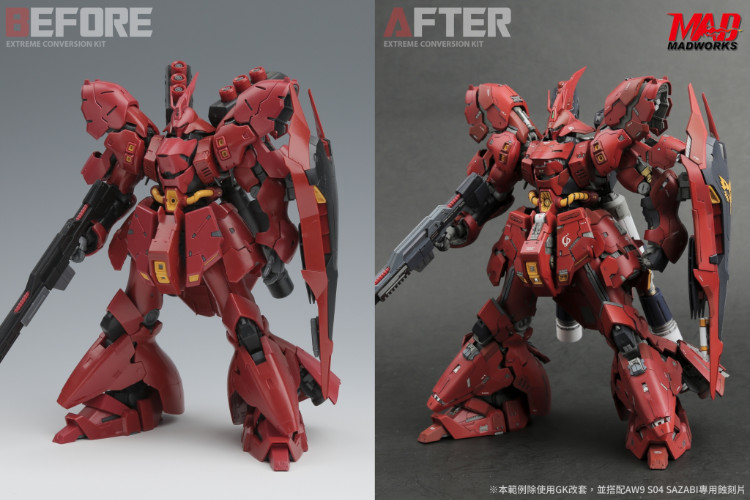 Madworks RG Sazabi Conversion Kit Collector Set 11