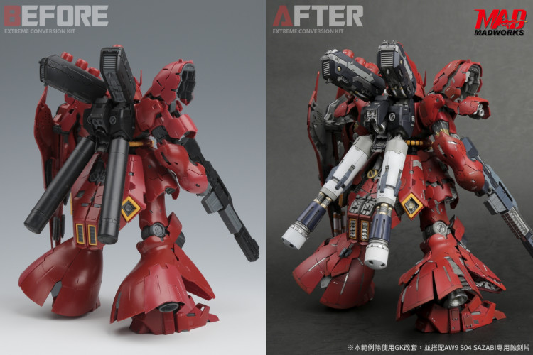 Madworks RG Sazabi Conversion Kit Collector Set 12