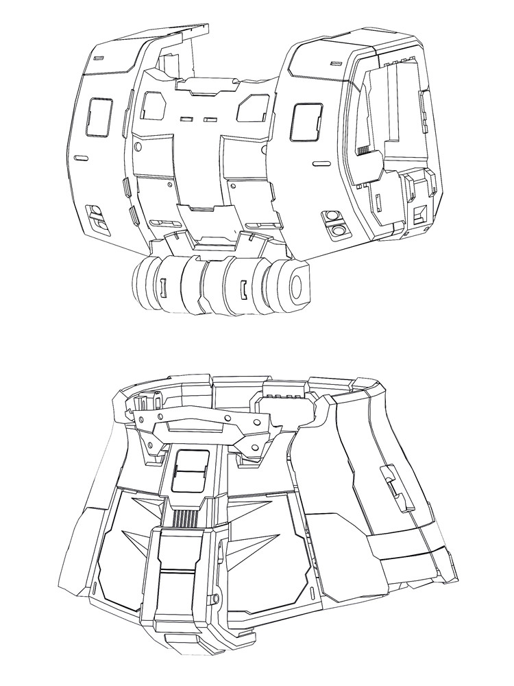 SH Studio PG High Mobility Type Zaku II Shin Matsunaga Conversion Kit 16