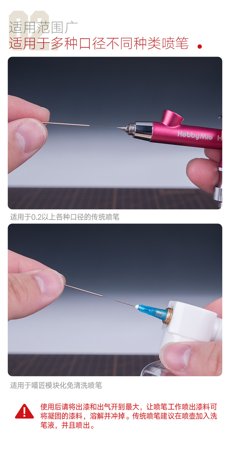 HobbyMio Airbrush Nozzle Cleaning Needle