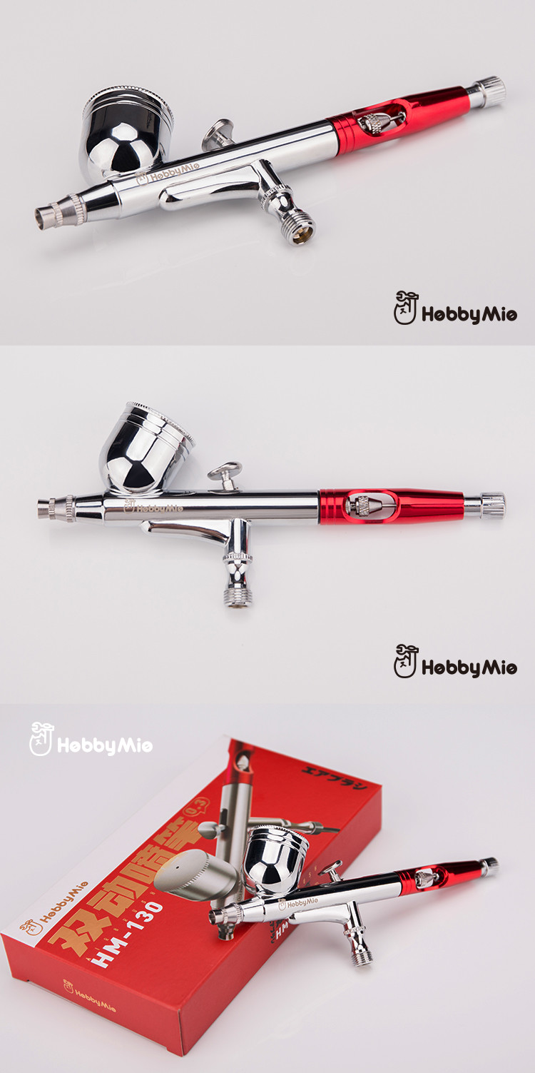 HobbyMio HM-130 Dual Action Airbrush 0.3mm