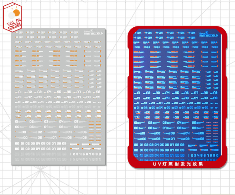 HobbyMio High Quality Model Water-Sliced Decal VOL 4