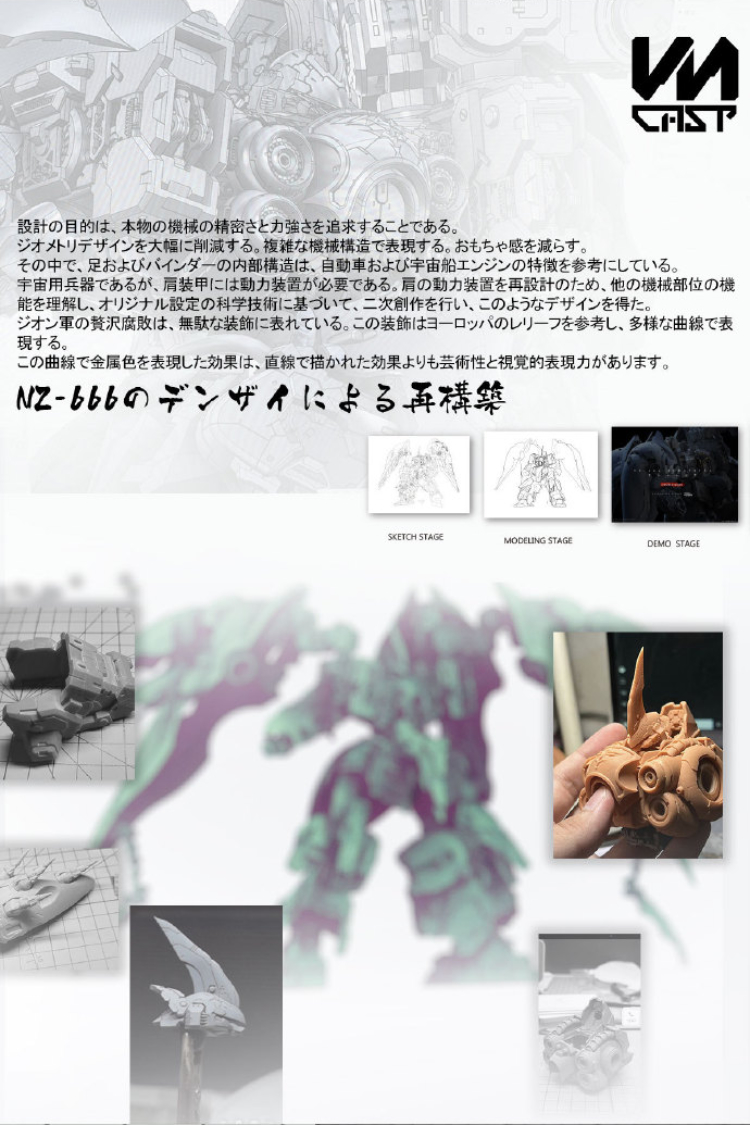 VN Cast 1-100 NZ-666 Kshatriya Conversion Kit