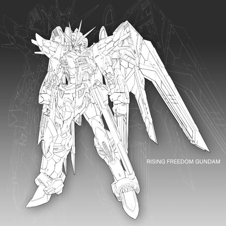 No.26 Studio 1 144 Rising Freedom Gundam Conversion Kit 11