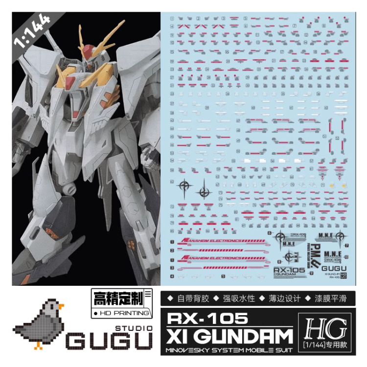 GHS 1 144 RX105 Xi Gundam Full Conversion Kit 33